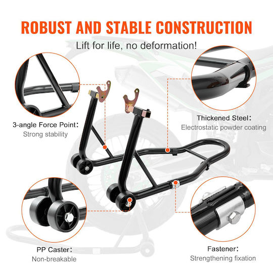 Vevor Motorcycle Rear Wheel Stand with 390kg Maximum Weight