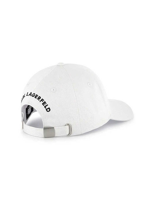 Karl Lagerfeld Παιδικό Καπέλο Jockey Λευκό