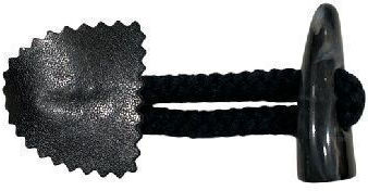 Montgomery Cord Black Sewing Button