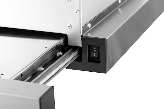 Gruppe Forte Συρόμενος Απορροφητήρας 60cm Inox