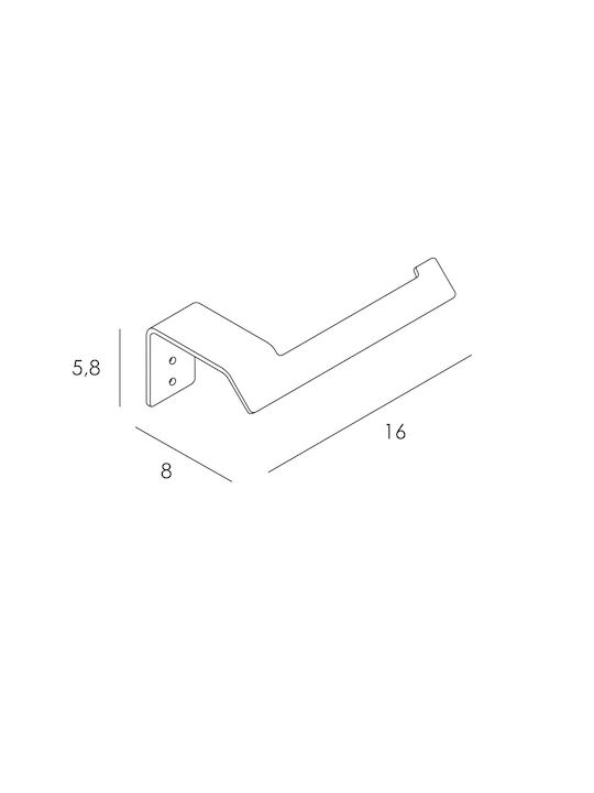 Imex Paper Holder Black