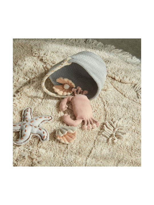Lorena Canals Kinder Teppich Beige 120x120cm