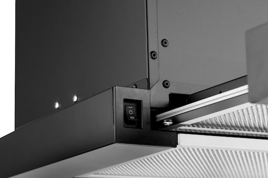 Gruppe Forte Sliding Vent Hood 60cm Black