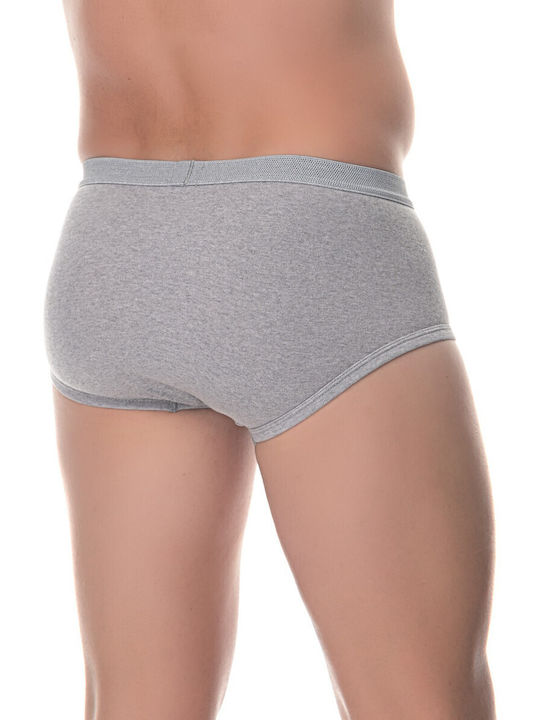 Ανδρικά Σλιπ Γκρί 4Pack