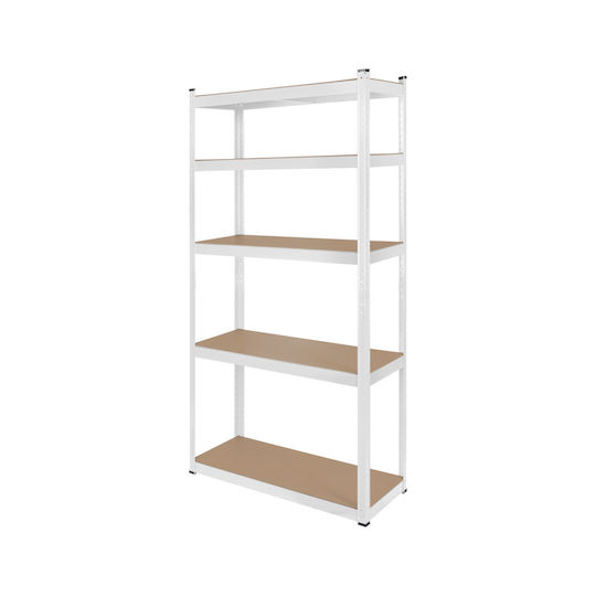 Dexion Shelf Galvanized 90x40x180cm With 5 Shelves Total Load Capacity 750kg