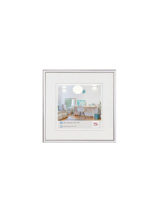 Walther Lifestyle Plastic Photo Frame with Silver Frame