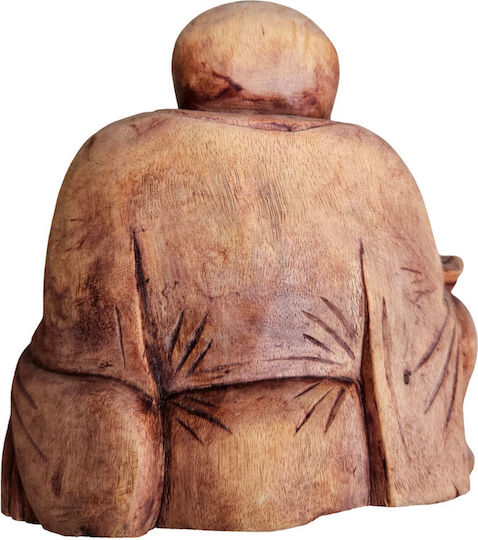 AristonLab Dekorativer Buddha aus Holz 15x15cm 1Stück