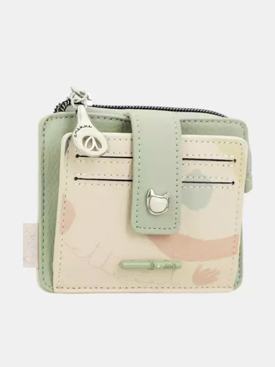 Small Fabric Women's Wallet Classic Beige