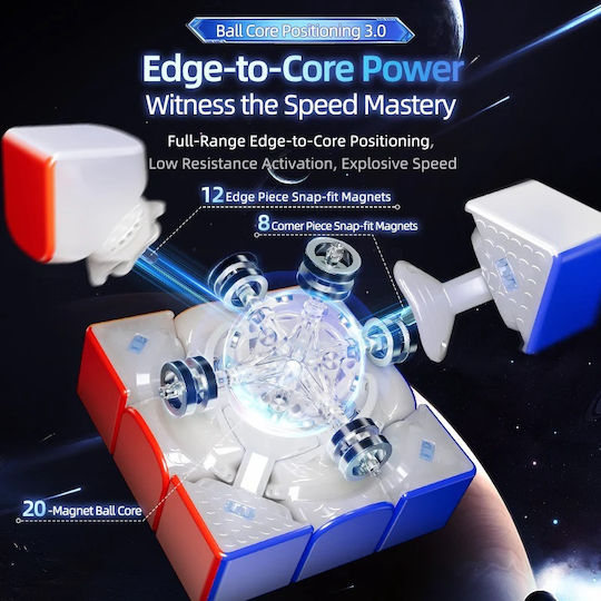 MoYu Super Weilong Magnetic Speed Cube 3x3 MY3036 1pcs