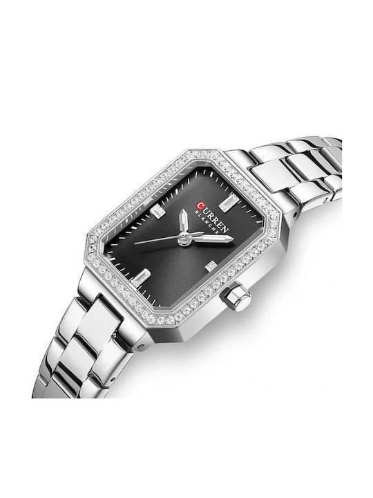 Curren Women's Watch with Silver Metal Bracelet