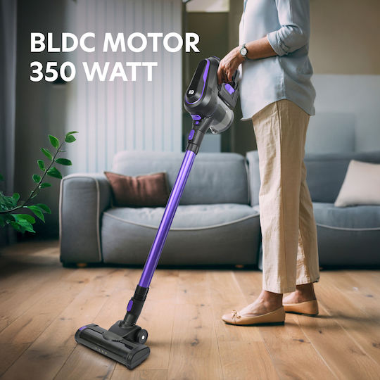 IQ Επαναφορτιζόμενη Σκούπα 2 σε 1 Stick & Χειρός 29.6V Μωβ VC-993