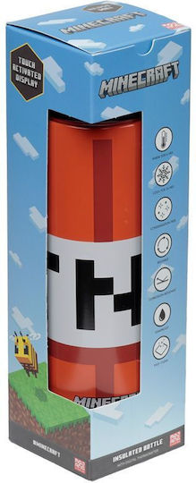 Puckator Μπουκάλι Θερμός Ανοξείδωτο 450ml thermometer