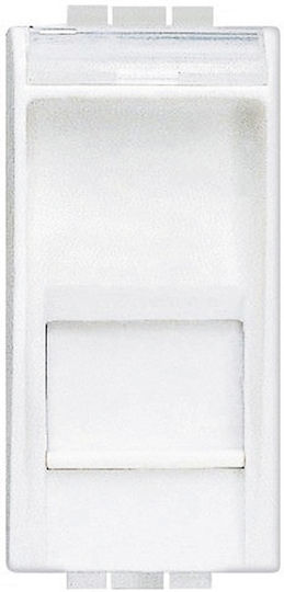 Legrand Livinglight Μονή Πρίζα Δικτύου RJ45 χωρίς Πλαίσιο Τύπου Cat5 σε Λευκό Χρώμα N4279C5E