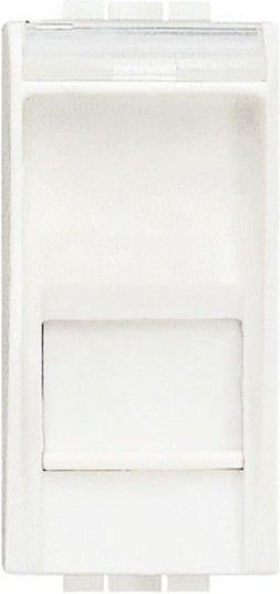 Legrand Livinglight Μονή Πρίζα Δικτύου RJ45 χωρίς Πλαίσιο Τύπου Cat5 σε Λευκό Χρώμα N4279C5E