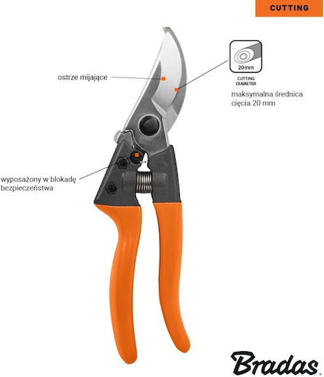 Bradas V-Series Baumschere
