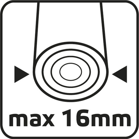 Verto Baumschere 7.2V mit 1 Batterie & Maximalem Schnittdurchmesser 16mm
