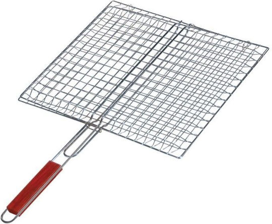 Lianos Διπλή Ανοξείδωτη Σχάρα Ψησίματος 40x33εκ.