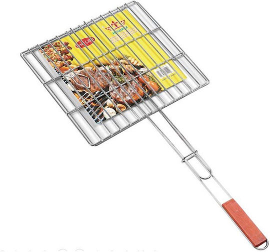 MD-001 Dublu Grătar de Gătit Metalic Non-Stick - Antiaderent 30cmx32cmcm.