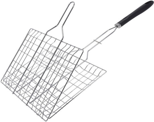 Doppelt Metallischer Grillrost für Burger 60cmx36cmcm