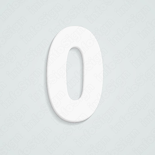 Infosign Placă cu Număr 7cm 16610