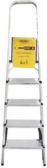 Prostep Leiter Aluminium mit 4+1 Stufen