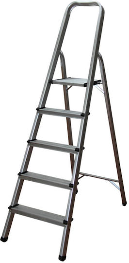 Prostep Leiter Aluminium mit 4+1 Stufen