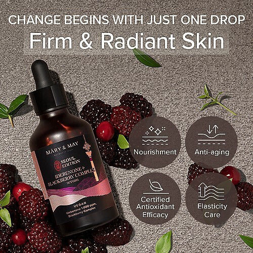 Mary & May Complex Moisturizing & Anti-aging Serum Face & Eyes with Vitamin C for Radiance & Detoxification 80ml