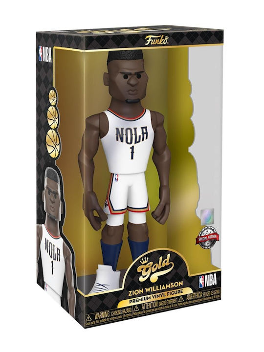 Funko Vinyl Gold Basketball: Zion Williamson (Homeuni) 12" Funko Vinyl Gold Basketball: Zion Williamson (Homeuni) 12"