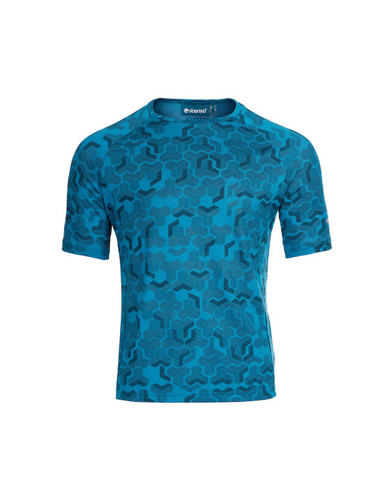 Stenso T-Shirt Εργασίας Πράσινο με Ανακλαστικές Ταινίες
