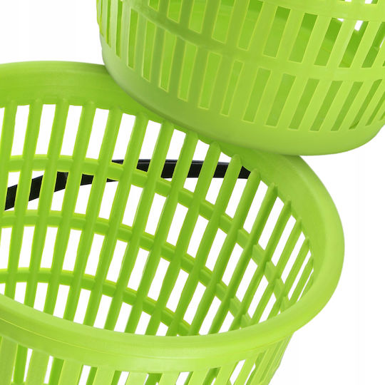 Kadax Coș de Depozitare Plastic Verde 12lt 1buc
