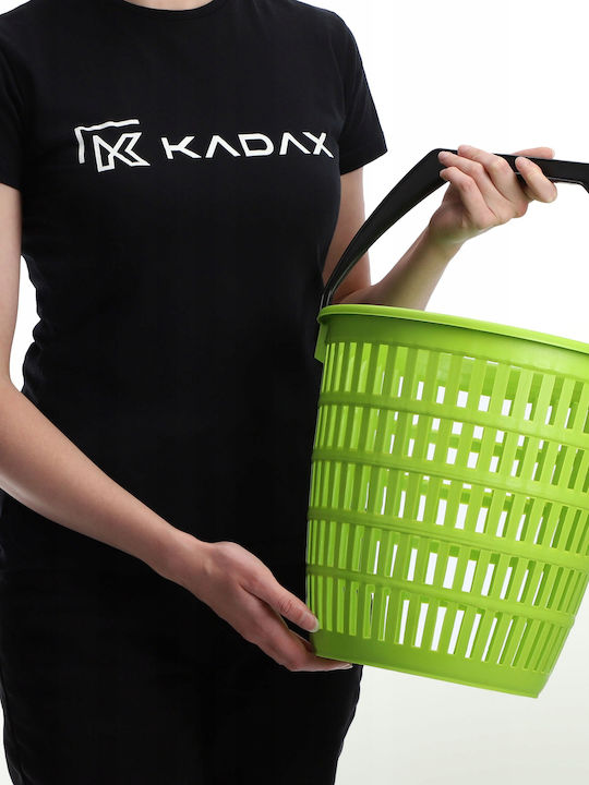 Kadax Καλάθι Αποθήκευσης Πλαστικό Πράσινο 12lt