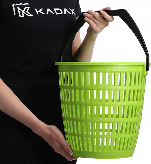 Kadax Coș de Depozitare Plastic Verde 12lt 1buc