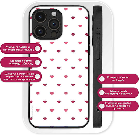 Калъф Sonique Heart Series за Samsung Galaxy Z Fold 4 Бял 01