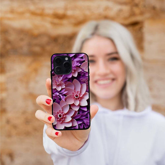 Sonique 3D Flower Series калъф за Motorola Moto G85 5G розов
