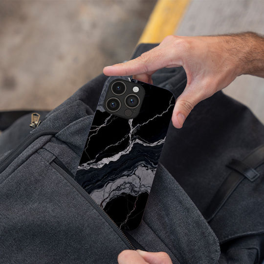 Калъф Sonique Marble Series за Motorola Moto G85 5G Черен 02