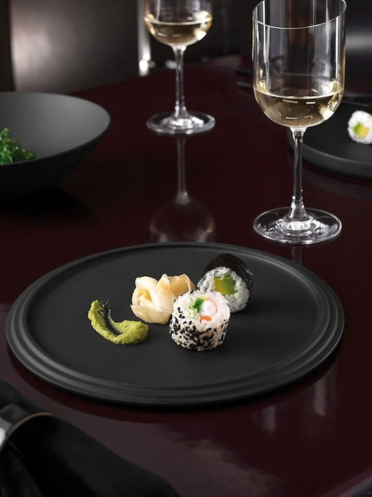 Villeroy & Boch Geschirrset aus Porzellan Schwarz 7Stück