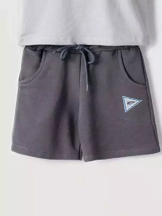 Kids' Set with Shorts Summer 2pcs Gray