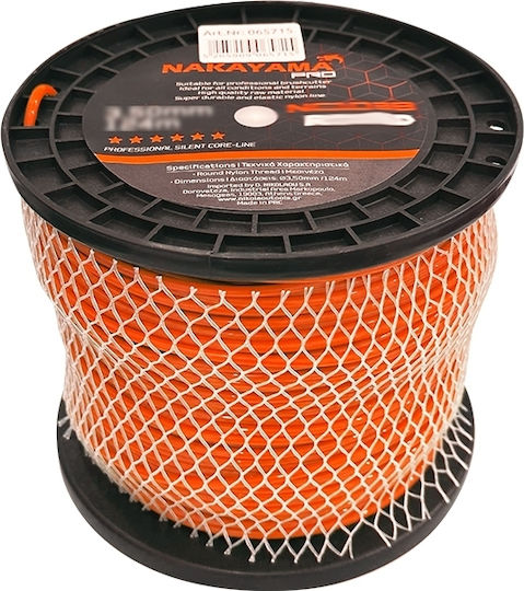 Nakayama Pro NC1027 Linie Pătrată Răsucită Pentru Motocoase Și Trimmere Lungime 124m Și Grosime 3.5mm