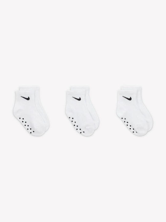 Nike Παιδικές Κάλτσες White / Black 3 Ζευγάρια