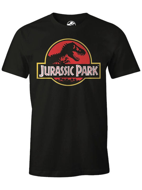 Jurassic Park Logo T-shirt σε Μαύρο χρώμα Jurassic Park Logo T-shirt σε Μαύρο χρώμα