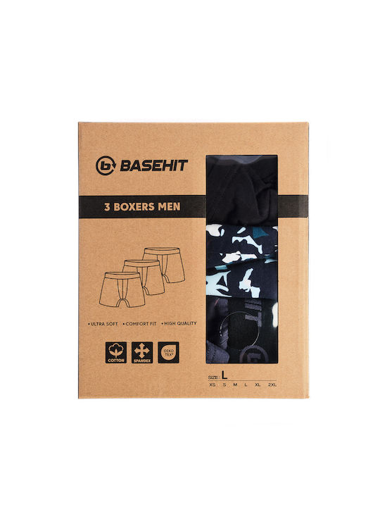 Men's Boxers Black/Ebony 3Pack