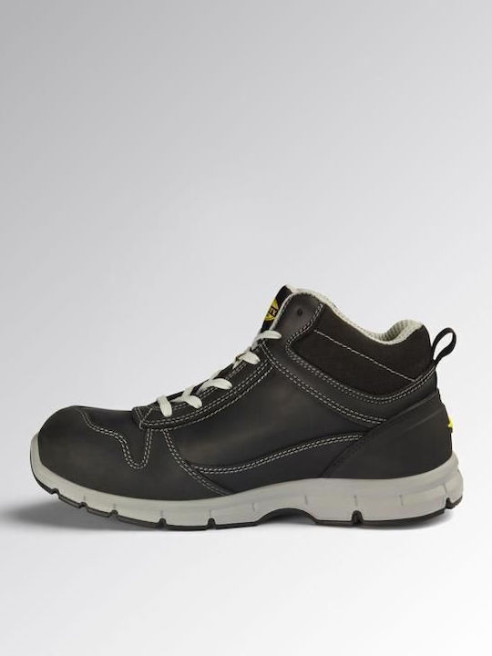 Utility Diadora Waterproof Safety Boot Black Run Mid S3s Fo Sr Esd En Iso 20345:2022 181155