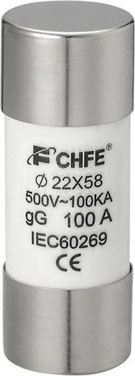 Keramiksicherung 22x58 Schnell 100A Sgf Chf Stück:10 01.165.0066