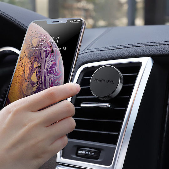 Borofone BH8 Suport Auto Pentru Telefon Mobil Cu Magnet Argintiu