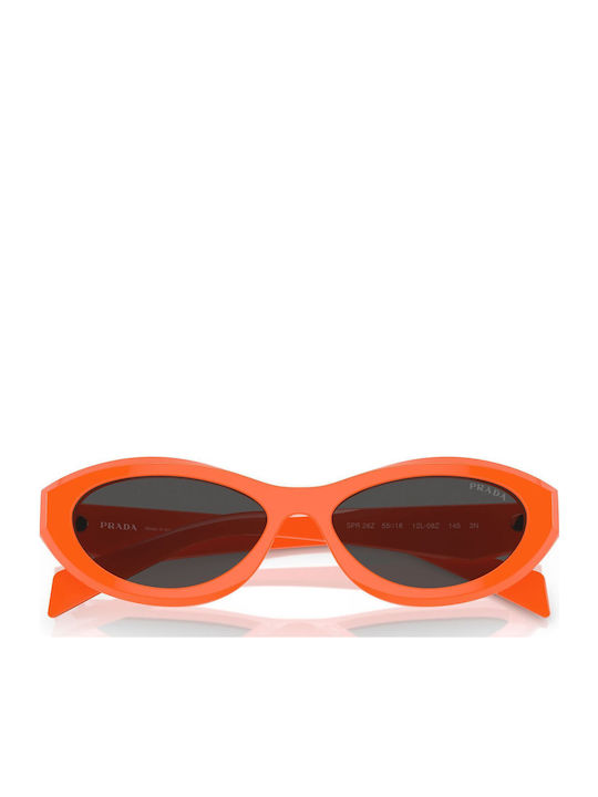 Prada Sonnenbrillen Orange mit Kunststoff Gestell