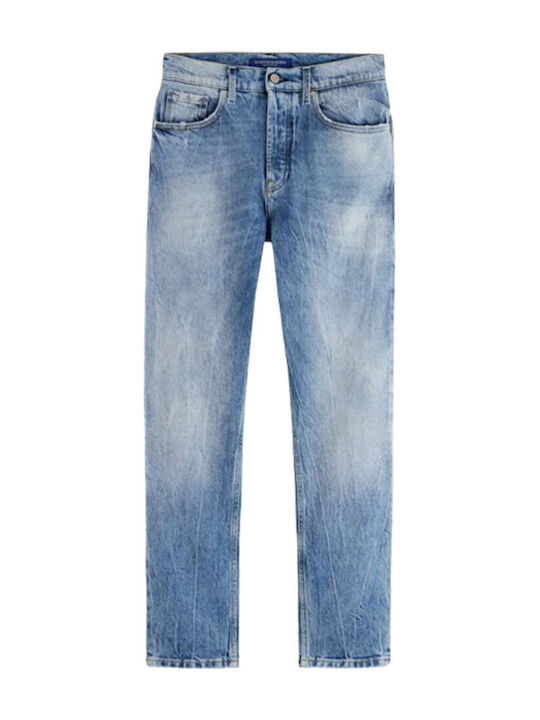 Dean Men's Jeans Pants with Loose Tapered Fit All Tied Up