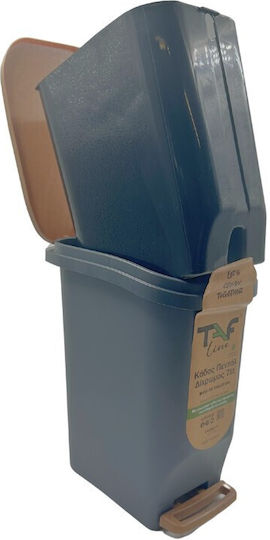 Viopsyctr Plastic Bathroom Basket Soft Close 7lt Gray