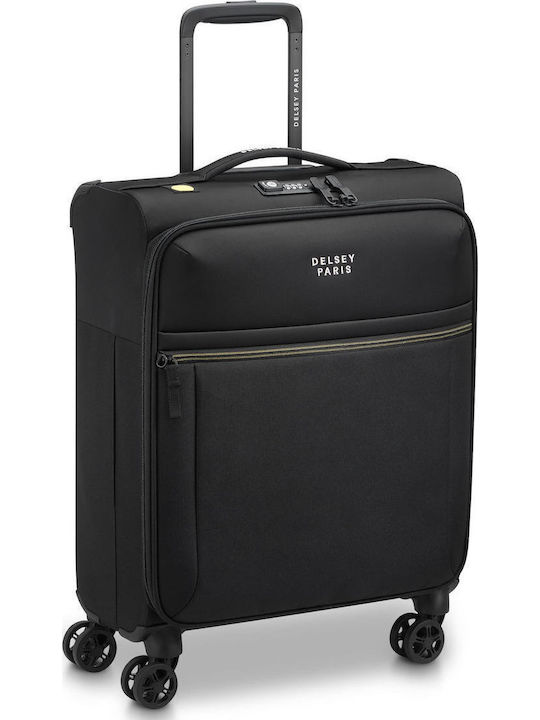 Delsey Brochant Cabin Suitcase Black Delsey Brochant Cabin Suitcase Black