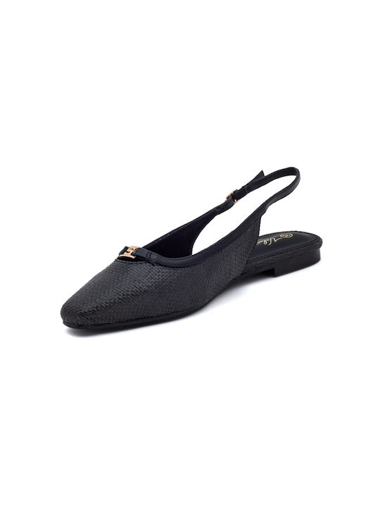 Pumps mit Riemchen Schwarz