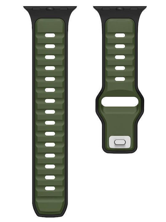 Curea de cauciuc Verde 46mm
